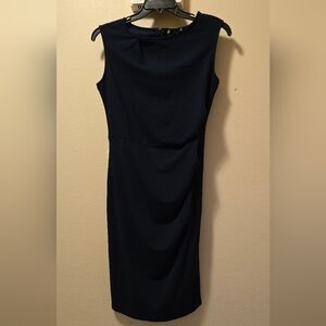 Miusol Elegant Navy Blue Dress